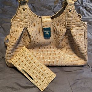 Brahmin purse with matching wallet